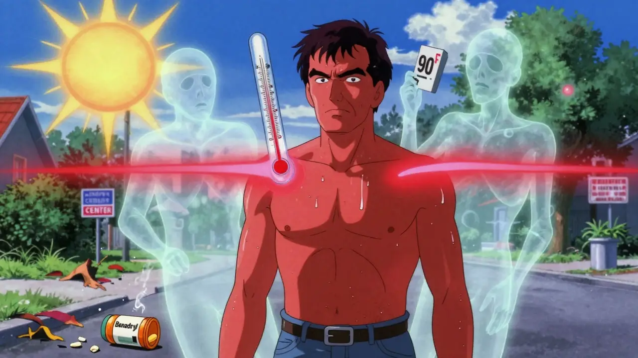 Medications That Cause Decreased Sweating and Heat Intolerance