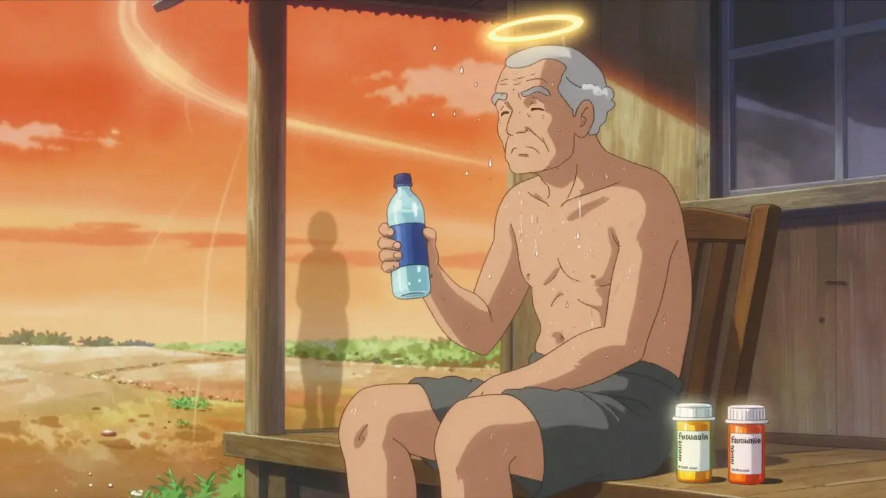 Heat Exposure Precautions with Diuretics and Anticholinergics